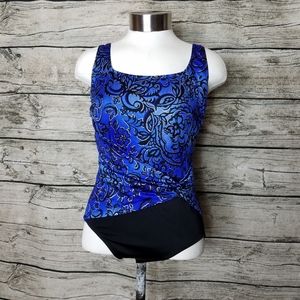 Studio Works One Piece Swimsuit Swim Suit missing Size but looks Size Sm…